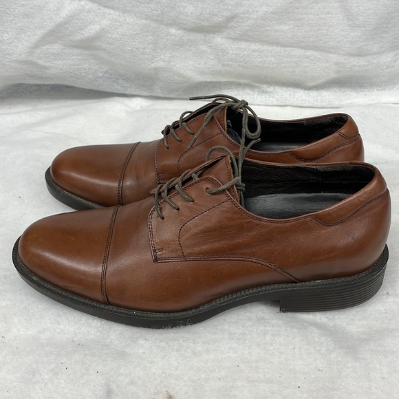 Shoes for crew black label leather loafers men sz 9.5 main image 7
